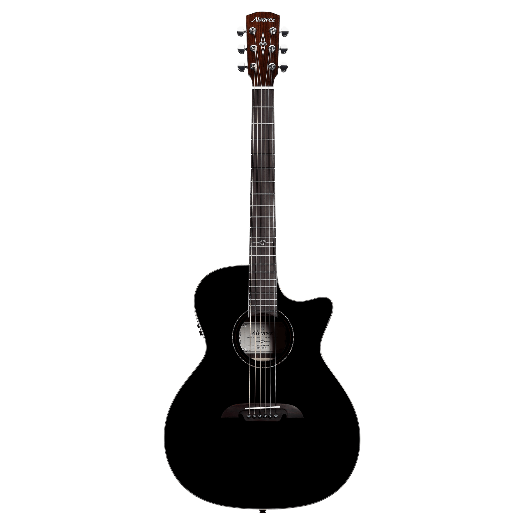 AG70ce Black 2024 - Alvarez Guitars